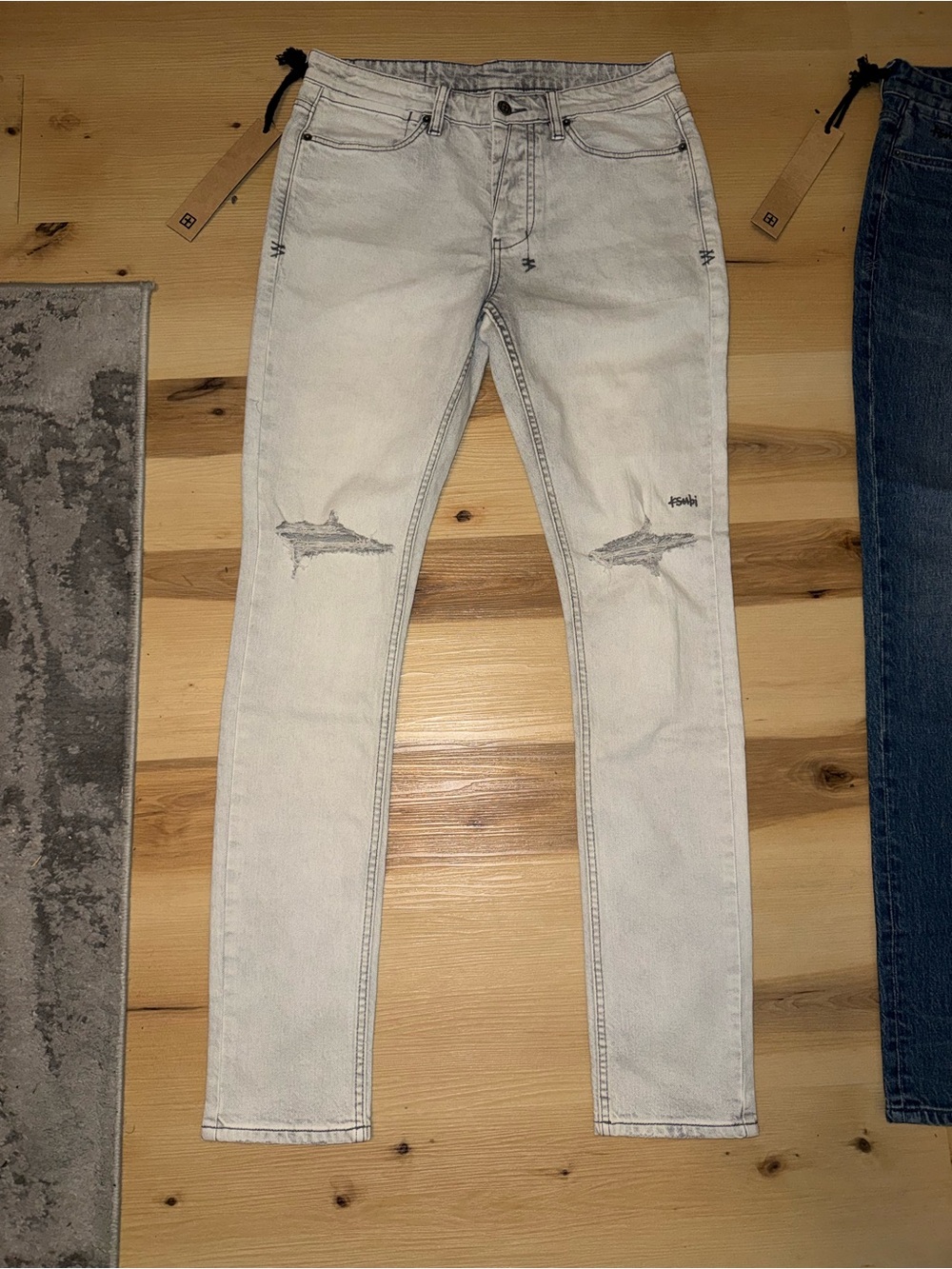Ksubi Light Grey Skinny Jeans